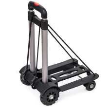 Folding transport cart, performance collapsible hand truck, foldable truck dolly, travel luggage shopping cart, portable shopping cart