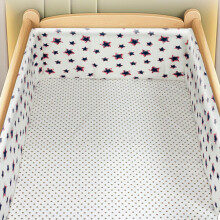 (250*30CM, N02) Pustende krybbeseng støtfanger Justerbar barneseng støtfangersett Barneseng Airwrap Sprinkelseng Støtfanger Beskytt All