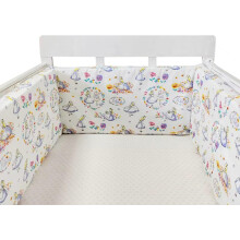 (220*30CM, N04) Revestimiento de cama de cuna transpirable, parachoques ajustable, juego de parachoques de cuna, forro de cuna,