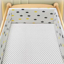 (300*30CM, N17) Pustende krybbeseng støtfanger Justerbar barneseng støtfangersett Barneseng Airwrap Sprinkelseng Støtfanger Beskytt All