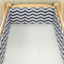 (300*30CM, N23) Atmungsaktive Krippenbett-Einlage, Stoßstange, verstellbares Babybett-Stoßstangen-Set, Kinderbett-Einlage,