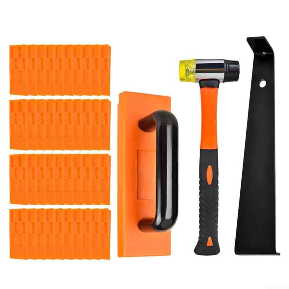 43Pcs Flooring Installation Toolkit With Mallet, Tapping Block And Spacers For Laminate And Hardwood Floor Installations 9365049754934
