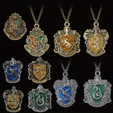 (10pc) 10-teiliges Hogwarts-Haus-Abzeichen-Anhänger-Set – Gryffindor, Slytherin, Hufflepuff, Ravenclaw – langlebige