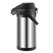 Coffee Dispenser Stainless Steel with Pump, Thermal Carafe for Events 1.9L Large Capacity
