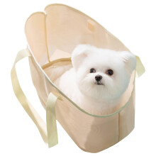 Pet supplies for pets, dog carrier bag, small dog tote bag, antiescape breathable mesh puppy sling for outdoor play.