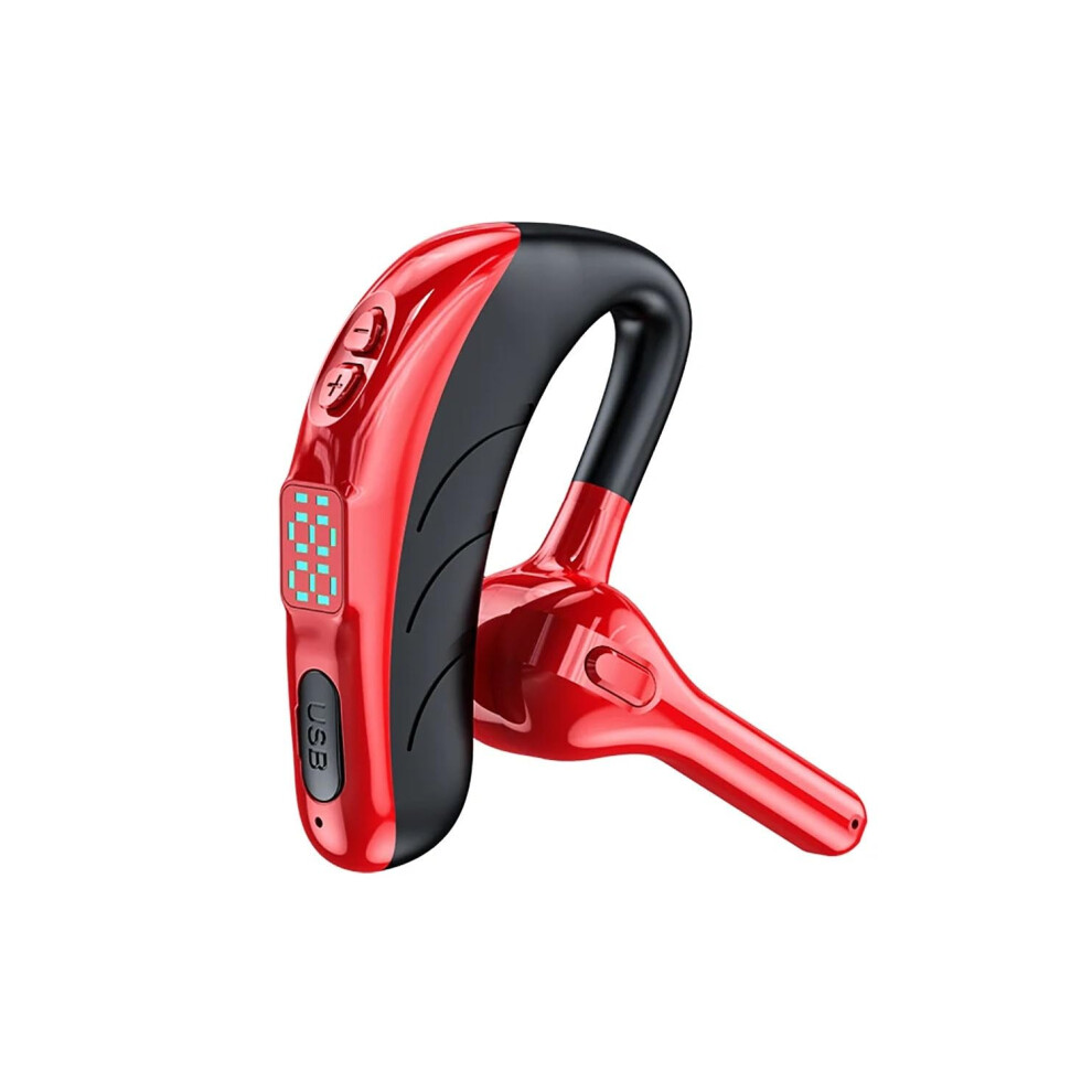Onear Headset X13 Singleear Bluetooth 5.1 For Business And Gaming Noise Uction Long Standby Red 9189345964152