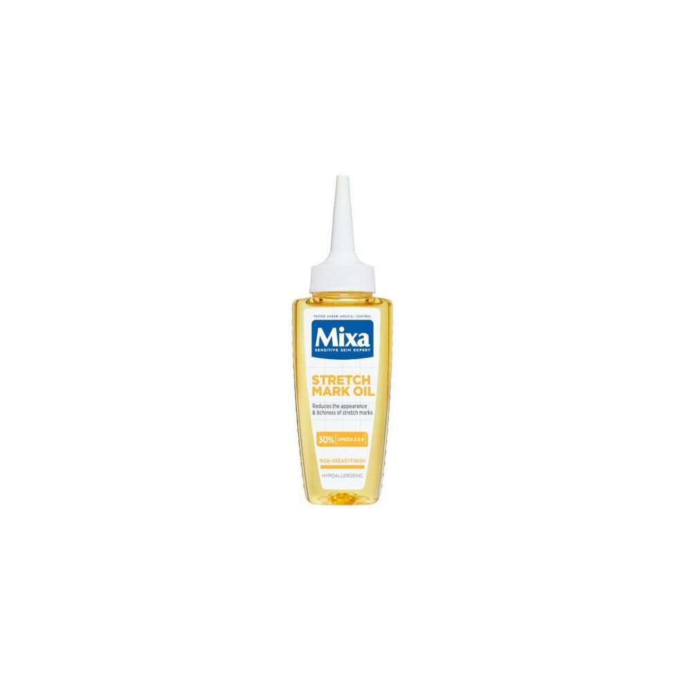 Mixa Stretch Mark Oil 100Ml Nourishing Care For Skin Elasticity