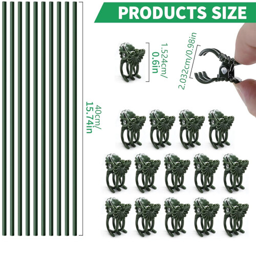 Regulable Plant Support Stick Bendable For Climbing Plant Potted 2