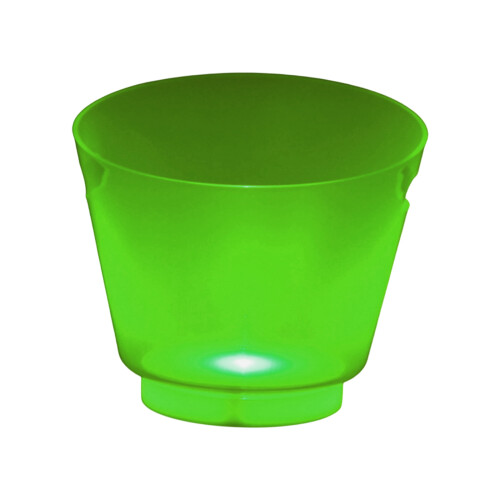 Tragbare Party-Eiskübel, leuchtendes LED-Licht,-grünes Licht