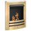 Acantha Vela Bio Ethanol Fire in Antique Brass 2