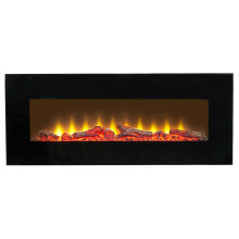 Sureflame WM-9331 Electric Wall Mounted Fire with Remote in Black, 42 Inch