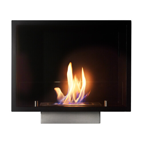 Adam Adam Quatro Bio Ethanol Large Inset Fire in Black 1