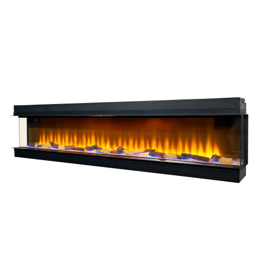 Adam Adam Sahara Electric Inset Wall Fire with Remote Control, 81 Inch 1