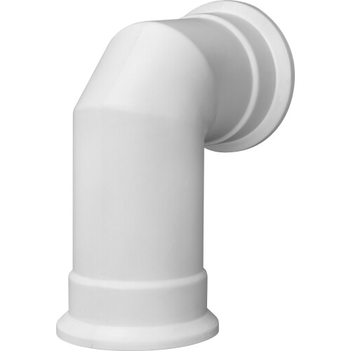Adam Adam Angled Stove Pipe in White 1