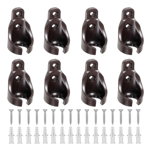 8Pcs Bungee Ball Receivers Brackets with Screws Universal Blind