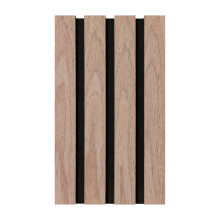 Fuse Acoustic Wooden Wall Panel Sample in Walnut Effect