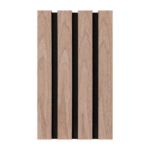 Fuse Acoustic Wooden Wall Panel Sample in Walnut Effect