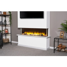 Adam Sahara Electric Inset Media Wall Panoramic Fire 51 Inch 1250mm