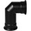 Adam Adam Angled Stove Pipe in Black 2