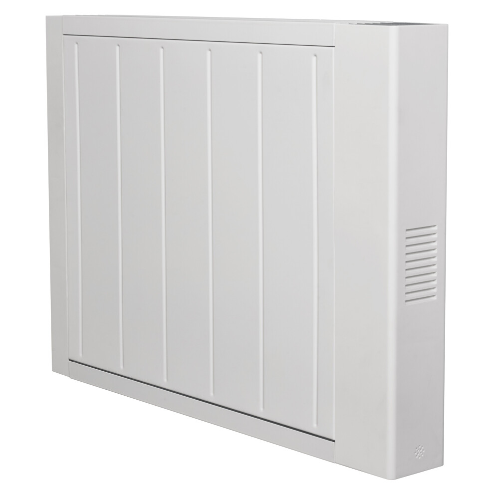 Adam Sola Ceramic-Iq 1500W Electric Radiator In White With Smart Wifi
