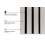 Fuse Acoustic Wooden Wall Panel in Grey Oak, 2.4m x 0.6m 4