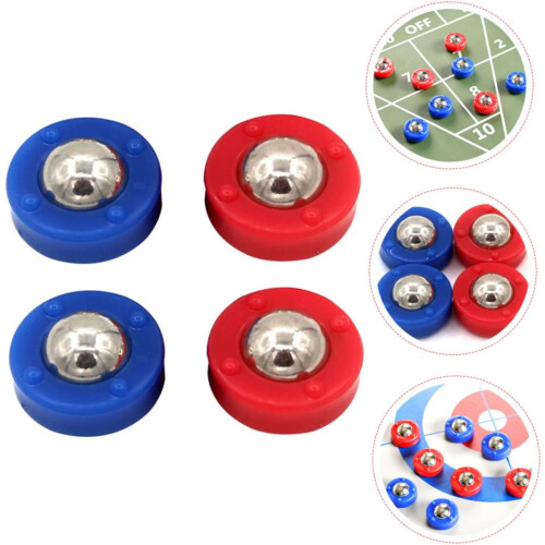 Kids Push Toy  2 Sets Shuffleboard with Rolling Beads 2