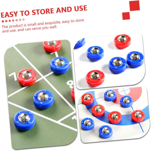Kids Push Toy  2 Sets Shuffleboard with Rolling Beads 1
