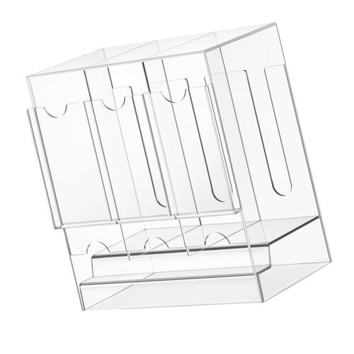 Durable Multiple Layer Clear Card Holders With Secure Storage-A