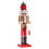 Traditional Wood Nutcrackers Soldier Ornament-Crutches 1