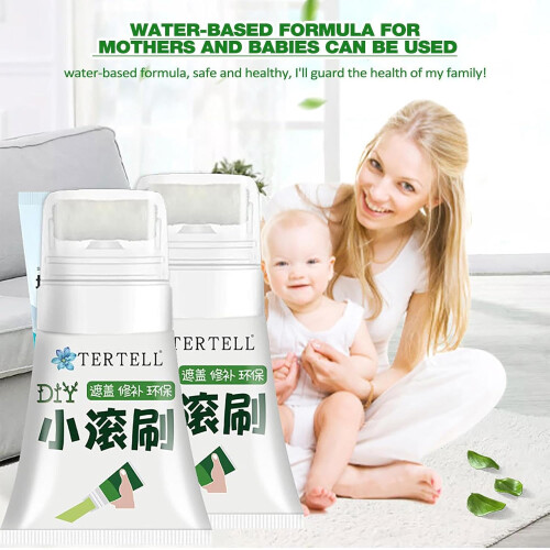 Wall  Paste WaterBased Formula Small Roller Wall Patching Brush Spackle Roller For Filling Holes 1