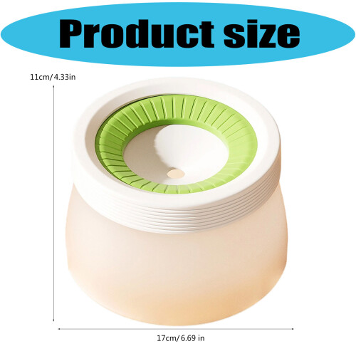 Bol d'eau de conception flottante empêche la bouche-3 1200ml 2