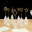 Accessoire de bureau de fête de mariage, fleurs en forme-diamant 4
