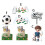 Functional Soccer Theme Cake Toppers for Birthday-Cake set 1 4
