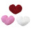 Soft Polyester Filled Love Designs Cushion Ideal for Home-White 2
