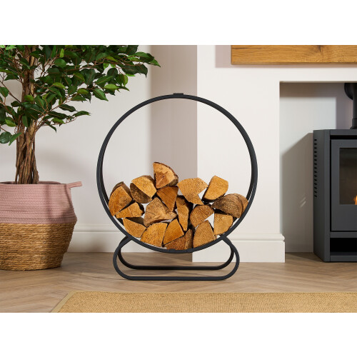 Adam Adam Burford Firewood Log Holder in Black 2