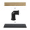 Adam Adam Oak Beam, Hearth & Stove Pipe Set 1