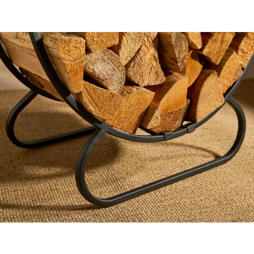 Adam Adam Burford Firewood Log Holder in Black 1
