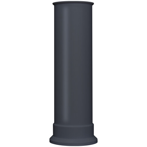 Adam Adam Straight Stove Pipe in Charcoal Grey