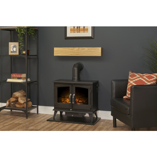 Adam Adam Oak Beam, Hearth & Stove Pipe Set 1