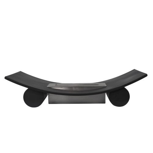 Adam Adam Calda Freestanding Bio Ethanol Fire in Black 2