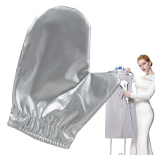 Steam Ironing Mitt ThreeLayer HeatResistant Silver Mittens For Garment Steamer And Clothes Steamer Steamer Stand