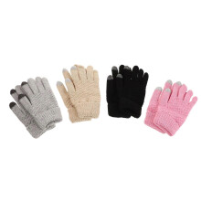 Warme winterhandschoenen met volledige vingers voor touchscreenbediening, 16 paar voor dames
