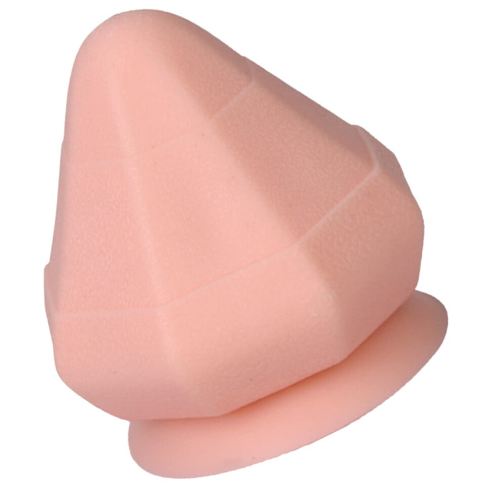Silicone back massage ball with suction cup base â Effective muscle massage tool for neck and shoulders.