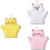 ChildFriendly Exfoliating Bath Gloves NonAbrasive White 2