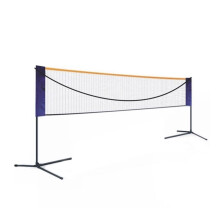 Portable Folding Badminton Net For Garden And Beach, Indoor Outdoor Use, Easy Setup With Carry Bag, Adults And Kids