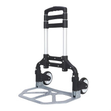 Foldable hand truck made of aluminum alloy, portable cart for luggage, travel gear, shopping, collapsible, convertible handcart