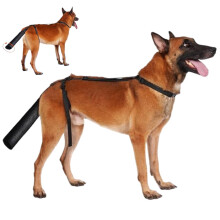 Dog Tail Protector AntiLick Cover for Wounds Oxford Fabric, Black, L