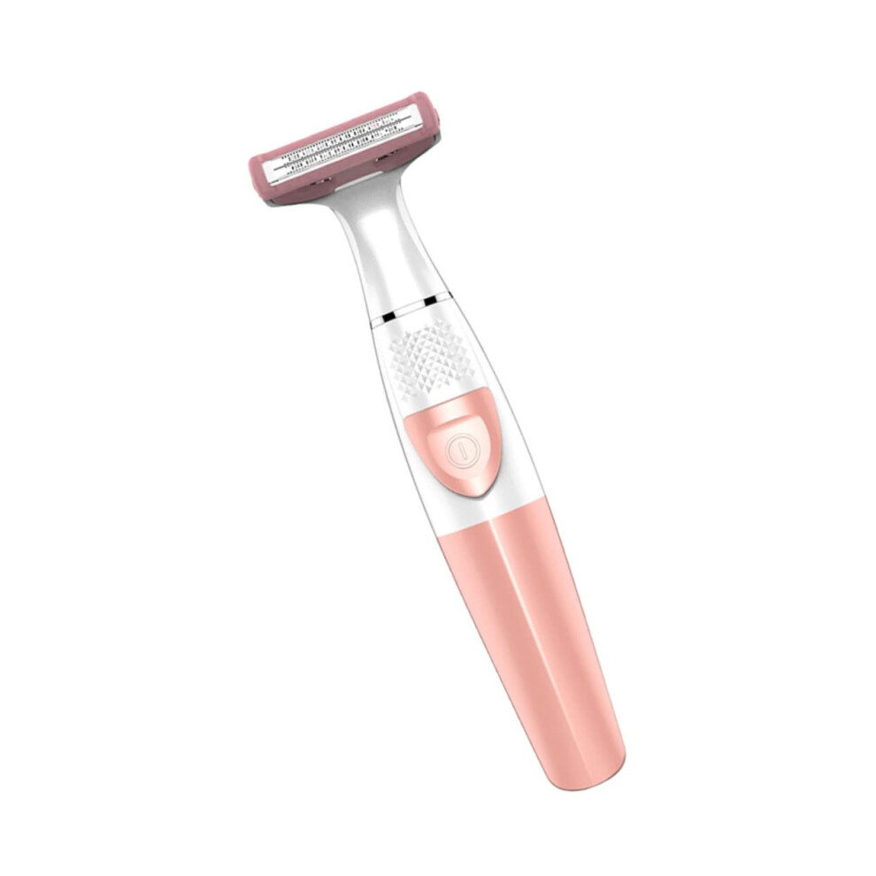 Pink Women's Electric Shaver Remover Women's Electric Trimsher Lopper Electric Shaver Tool Hair Trimmer Hair Removal Device Abs