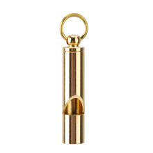 Aluminum alloy dog whistle training behavior trainer with ring for pet training