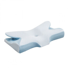Orthopedic Pillow for Neck Pain Relief, Breathable Pillow with Cooling Technology, Ergonomic Neck Pillow for Spinal Alignment, Memory Foam Pillow with
